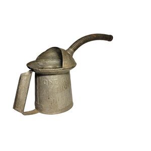 Vintage 1 Qt New York Pennsylvania Railroad Train Oil Can Flexible Nozzle RR D10